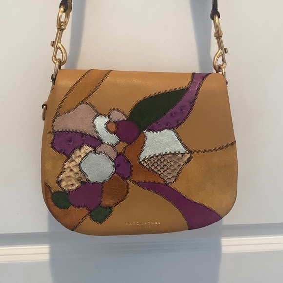 Beautiful Leather/Calf Hair Marc Jacobs Shoulder/Crossbody Handbag - Picture 8 of 9